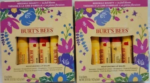 2 paquetes de bálsamo labial Burt’s Bees en plena floración conjunto de regalo de 4 quilates favor de ducha de primavera nuevo - Imagen 1 de 12