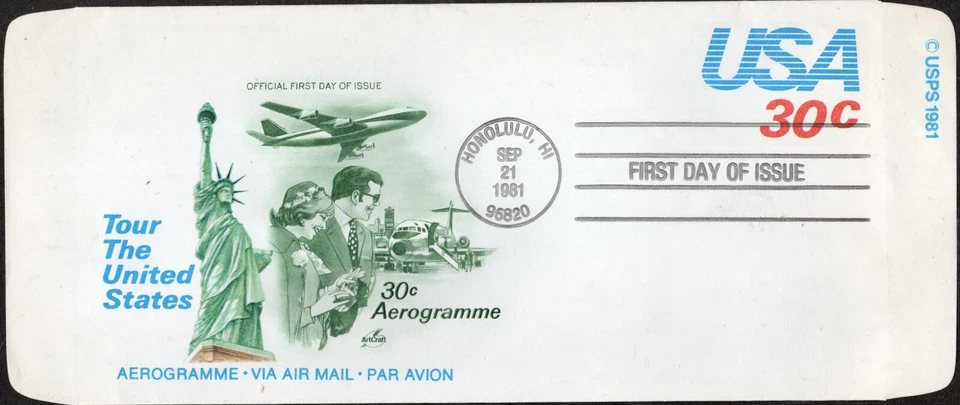 US Scott #UC54 FDOI Letter Sheet - Image 1 of 1