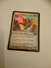 Magic the gathering Card. Rhox Pikemaster. Foil. M10