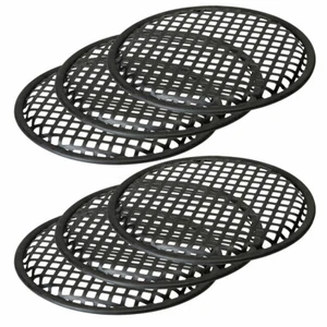 3 Pairs 8 Inch Subwoofer Metal Waffle Grills - Universal Speaker Cover Guard - Picture 1 of 7