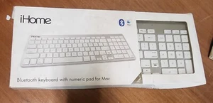 iHome Wireless Bluetooth Keyboard with Numeric Keypad for Mac IMAC-K130 #117M - Picture 1 of 3