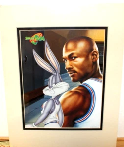 Michael Jordan Space Jam "Michael & Bugs" Warner Bros 1996 # 11-520 New 11x14 - Picture 1 of 2