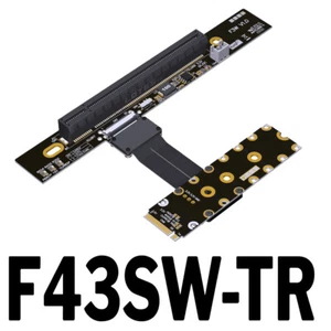 (ADT Link) Extensión de tarjeta gráfica PCIe 5.0 M.2 NGFF NVMe Key M PCI-E 5.0 X16 - Imagen 1 de 32