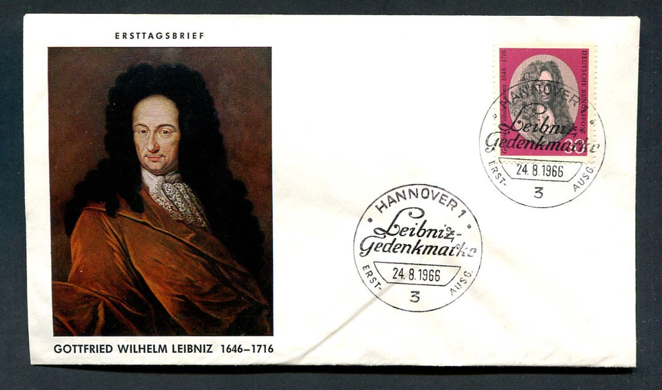 Germany - BRD : First day cover from 1966 - fancy cancels Hannover - CTO - Image 1 of 1