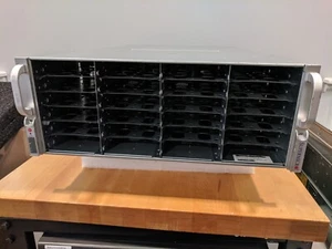Supermicro SuperChassis 847E2C-R1K28JBOD 4U 44-Bay SAS3 Storage Enclosure LFF - Picture 1 of 10