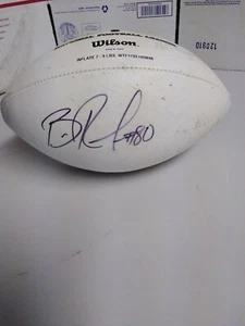 Nfl Football Signed BRL #80  - Picture 1 of 7