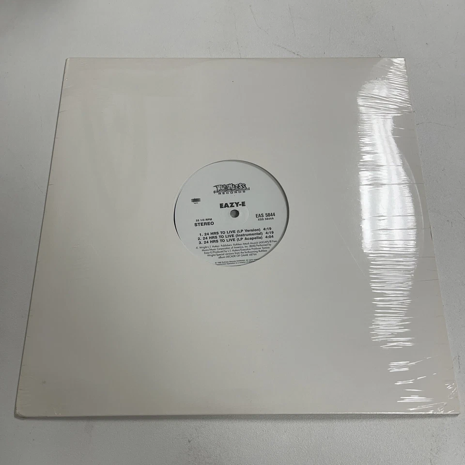 EAZY-E~24 Hours to Live- mix~1998~RUTHLESS-PROMO - Image 1 of 2