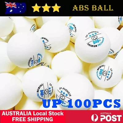 SPPHONEIX SPORT SP-Phoneix 3 Star Table Tennis ABS Plastic Balls PingPong Balls Seamless Design