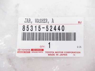 Conjunto de depósito de lavadora de parabrisas Prius C 2012-19 original OEM Toyota 85315-52440 Foto 1 de 4