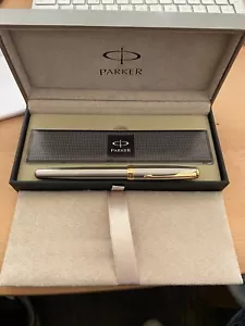vintage ballpoint pen parker sonnet france with original box and paper mint - Picture 1 of 5