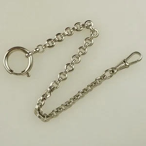 NOS! Rare Pocket Watch Chain for Men's fusee tourbillon NEW OLD STOCK - Picture 1 of 6