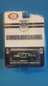 ACME 51408 1/64 1989 SERVIZI SPECIALI FORD MUSTANG GEORGIA PATTUGLIA DI STATO. - Foto 1 di 2