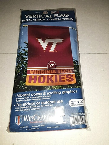 Virginia Tech Hokies NCAA Vertical Banner 27" x 37" Cover