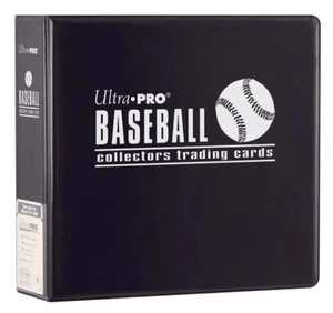 3" D Ring UltraPro Baseball Sammler Sammelkarten Album, schwarz - Bild 1 von 1