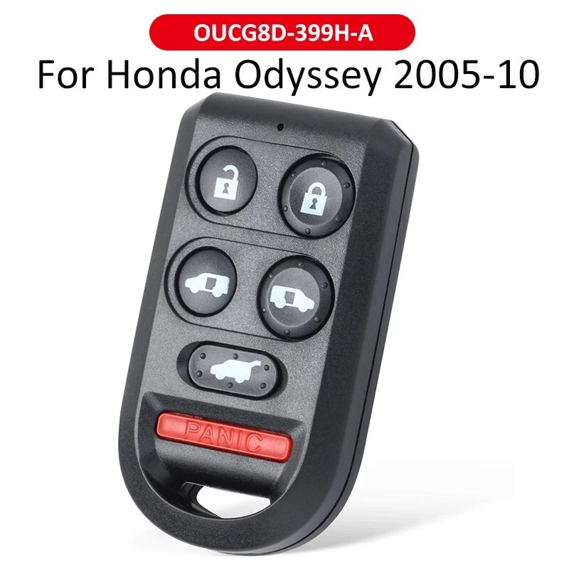 PARA HONDA ODYSSEY 2005-2010 MANDO A DISTANCIA SIN LLAVE LLAVERO ALARMA OUCG8D-399H-A 6 botones Foto 1 de 1