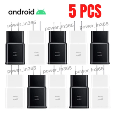 Cubo adaptador de corriente bloque cargador rápido USB adaptable para Android Samsung Google LG Foto 1 de 4