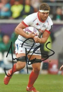SALE SHARKS RUGBY UNION: JONO ROSS SIGNED 6x4 ACTION PHOTO+COA - Picture 1 of 1