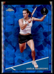 2021 Topps Chrome Tennis Sapphire #43 Amelie Mauresmo NM-MT