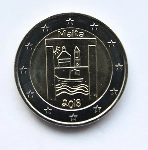 MALTA 2€ Euro Gedenkmünze 2018 - Kulturerbe UNZIRKULIERTE MÜNZE - Bild 1 von 2