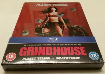 Grindhouse Planet Terror Death Proof Debossed STEELBOOK (Blu-ray, UK) ZAVVI Exc. - Image 1 of 4