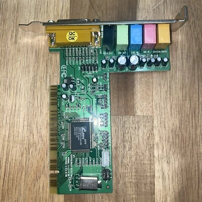NEW PCI EXPERT 3D AUDIO CMI8738 6CHLP2 CMI8738 PCI-6CH-MX CHIP PCI AUDIO CONNECT - Image 1 of 4