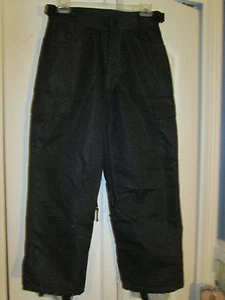 Helix Snowboardwear Pants Insulated Cargo Ski Winter Black Youth Size 8 Adj Wais - Picture 1 of 3