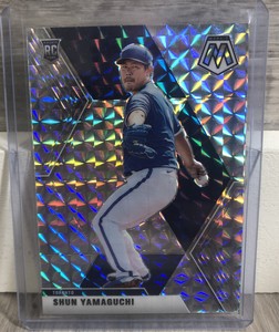 2020 PANINI CHRONICLES MOSAIC SILVER PRIZM SHUN YAMAGUCHI RC ROOKIE No. 62