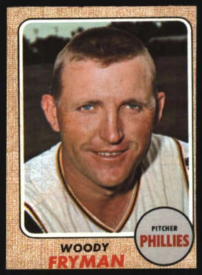 1968 Topps #112 Woodie Fryman GVG Phillies 575244 - Image 1 of 2
