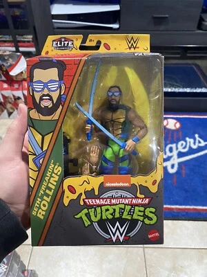 WWE Elite Teenage Mutant Ninja Turtles Seth Rollins Mattel Foto 1 de 4