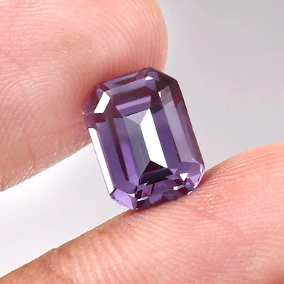 Piedra preciosa de alejandrita piedra preciosa suelta corte radiante 10x8 mm para cambio de color gema Foto 1 de 4