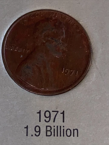 1971-P Lincoln Memorial Cent • Buy 10 Get 50% Off • #H0621 Cover