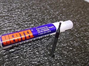 Neu 1/16" x 1/8" x 3/16" 4FL SQ Hartmetall Schaftfräser TiALN USA (B33) - Bild 1 von 5