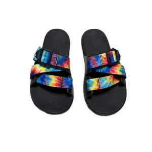 Chaco Chillos Slide - Multicolor Tie Dye | Women's Size 7 - Picture 1 of 8