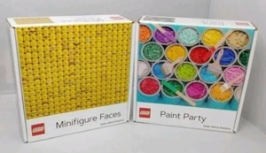 Lego Minifiguren Gesichter 1000 Stück Puzzle + plus Lego Paint Party Konvolut - Bild 1 von 8