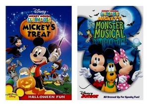 Disney Mickey Mouse Clubhouse Mickey's Treat & Monster Musical Halloween DVD Set - Picture 1 of 3