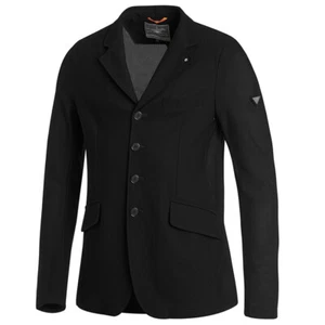 Schockemohle Men's Air Cool 4-Button Show Jacket, Black, Breathable and Wicking - Picture 1 of 2