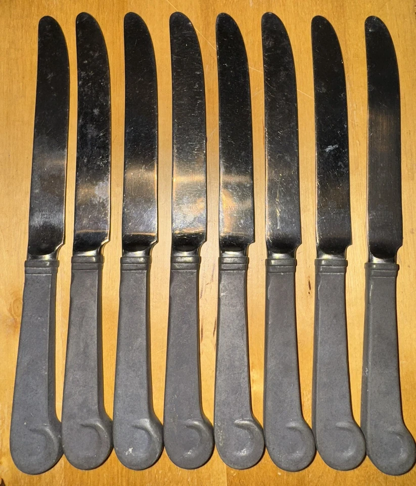 CUCHILLO WILTON BAINBRIDGE CUCHILLOS PELTRE FRANCÉS HUECO ACERO INOXIDABLE CUBIERTOS Foto 1 de 1