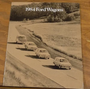 1984 FORD WAGONS  Automobile Brochure - Picture 1 of 4