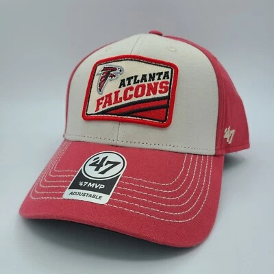 Atlanta Falcons Sombrero '47 Retro Trucker Gorra Ajustable Rojo Blanco Negro Fútbol Foto 1 de 4
