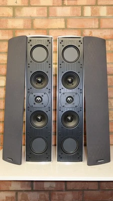 Pair of Definitive Technology Mythos Two Surround Sound Speakers & Wall Brackets - Image 1 of 4