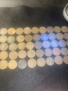 50 Mixed Date Indian Cent Avg Circ - Picture 1 of 9