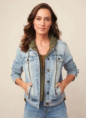 Chaqueta vaquera Matilda Jane Good Hart GH Joshua Tree Boyfriend talla grande nueva sin etiquetas Foto 1 de 4