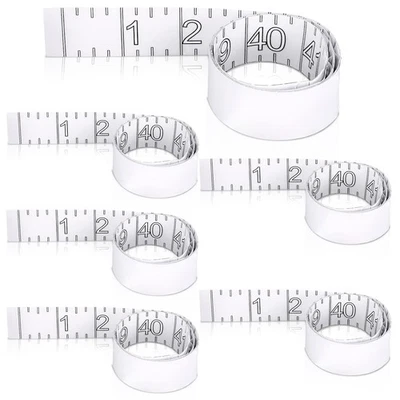 6 Pcs 42 Inch Adhesive Fish Ruler Fishing Measuring Tape for Fishing Boat Kayak - Image 1 of 4