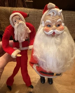 Paar Vintage 60er Jahre Japan Weihnachtsmänner - Bild 1 von 5