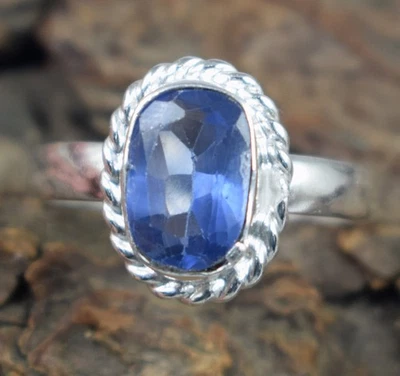 Natural Ceylon Blue Sapphire 4.55 Ct Oval Gemstone Certified Latest Design Ring - Image 1 of 4