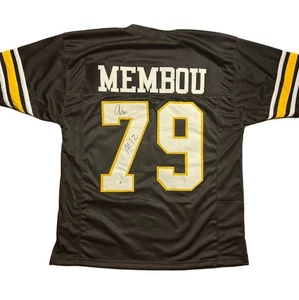 Camiseta Armand Membou Autografiada Tigres de Missouri | Inscrita "MIZ" | JSA - Imagen 1 de 2
