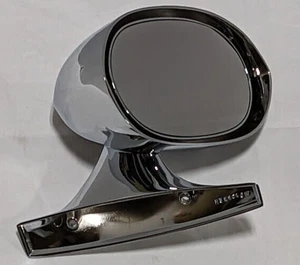 Chrome Right Passenger Mirror for 1971-74 Mopar Dodge Plymouth B E Body DISPLAY - Picture 1 of 6