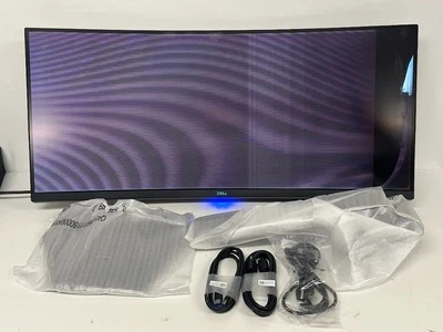 Dell S3422DWG 34'' 21:9 Curved FreeSync WQHD HDR Gaming Monitor READ/FOR PARTS - Image 1 of 4