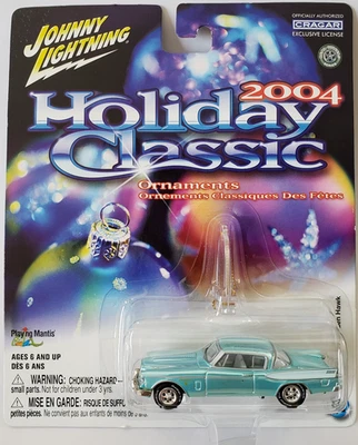 Johnny Lightning 1957 Studebaker Golden Hawk Holiday Classic Ornaments 2004 1:64 - Image 1 of 4