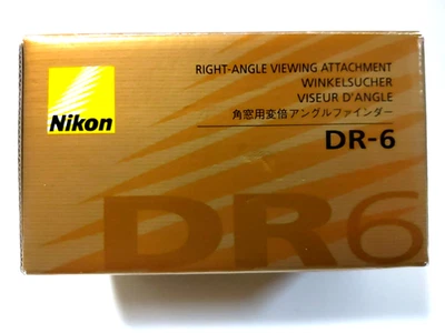 Nikon DR-6 Right Angle Viewing View Finder Attachment with Case from JAPAN【MINT】 - Image 1 of 4